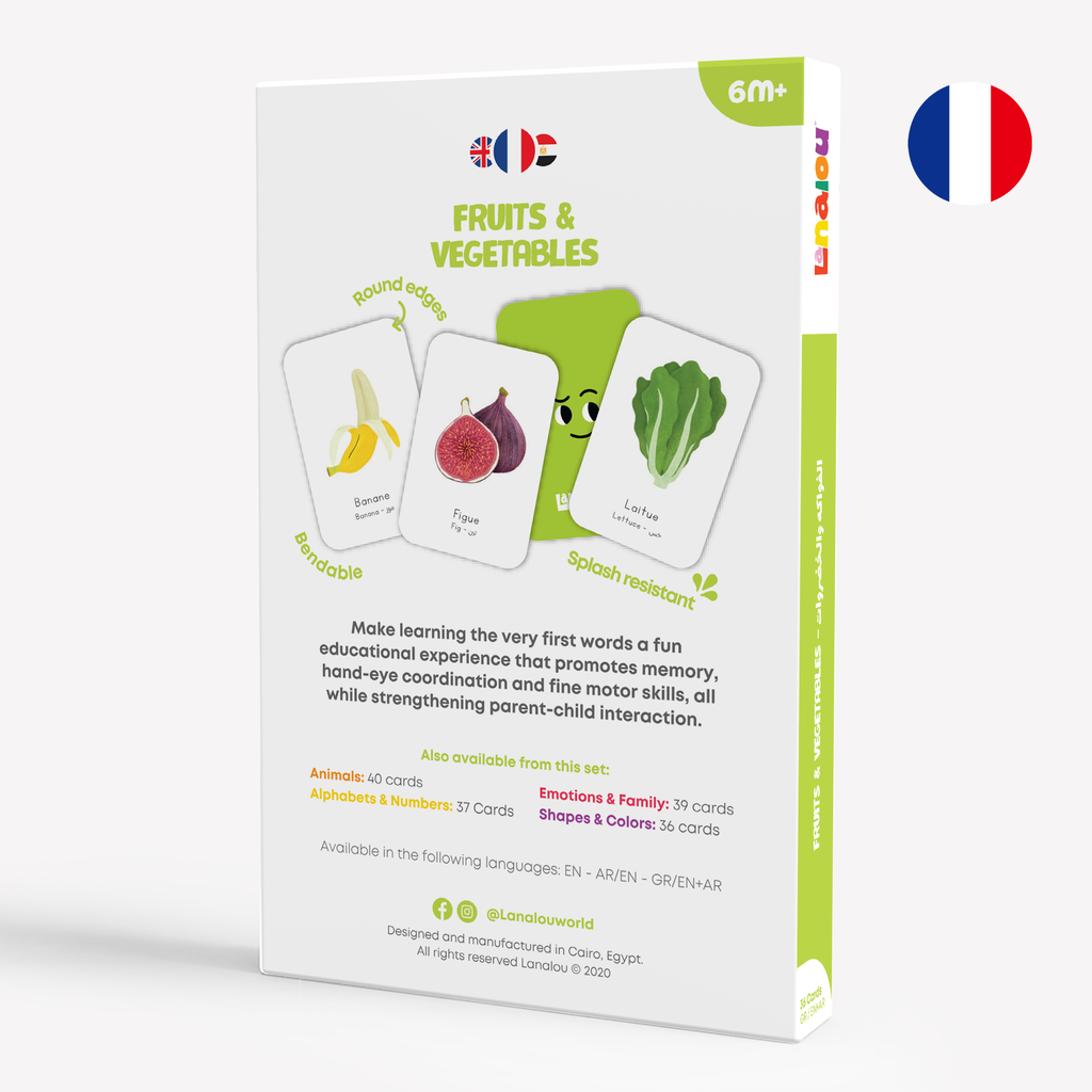 French (AR+EN) | Fruits & Vegetables