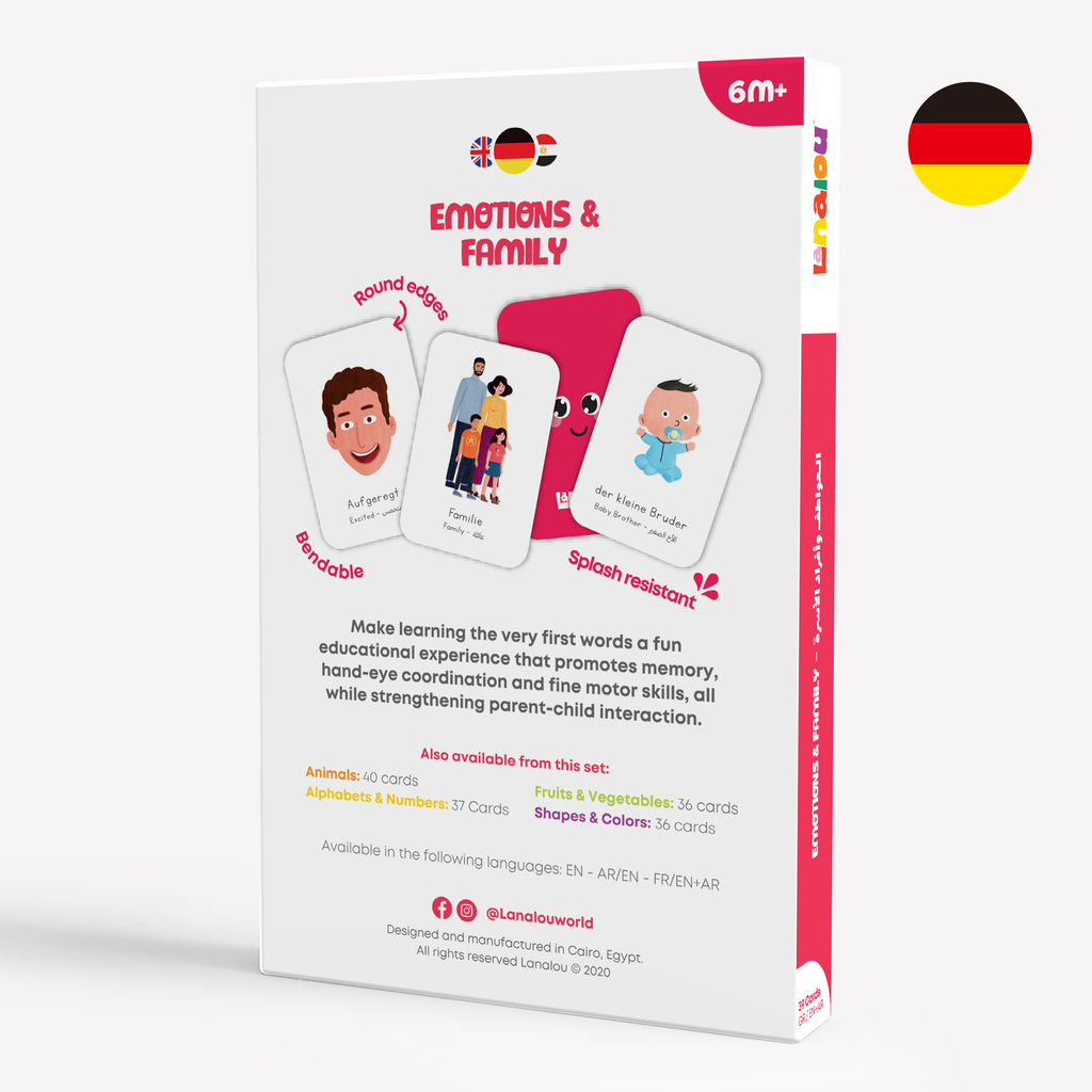 German (AR+EN) | Emotions & Family