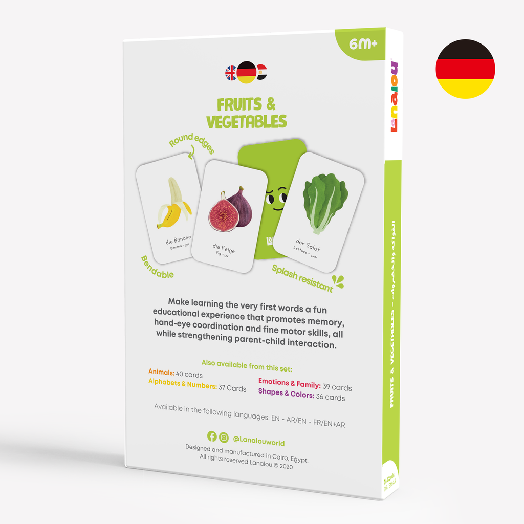 German (AR+EN) | Fruits & Vegetables